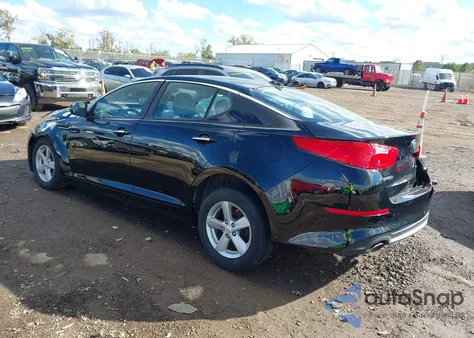 2014 Kia Optima Lx из США, поврежденный, VIN 5XXGM4A72EG340200
